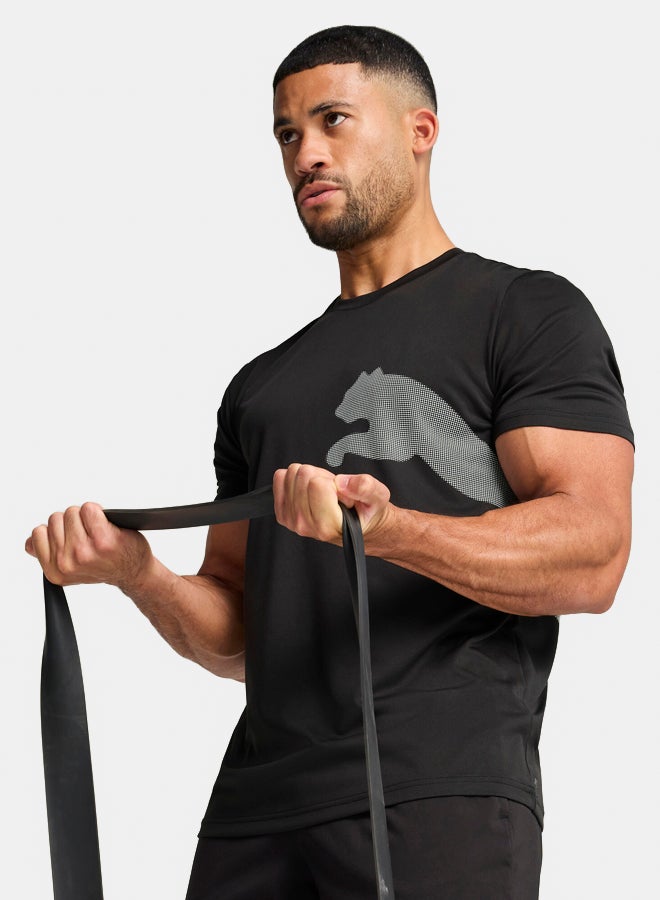 PUMA Men Tad Big Logo Tee - Image 1