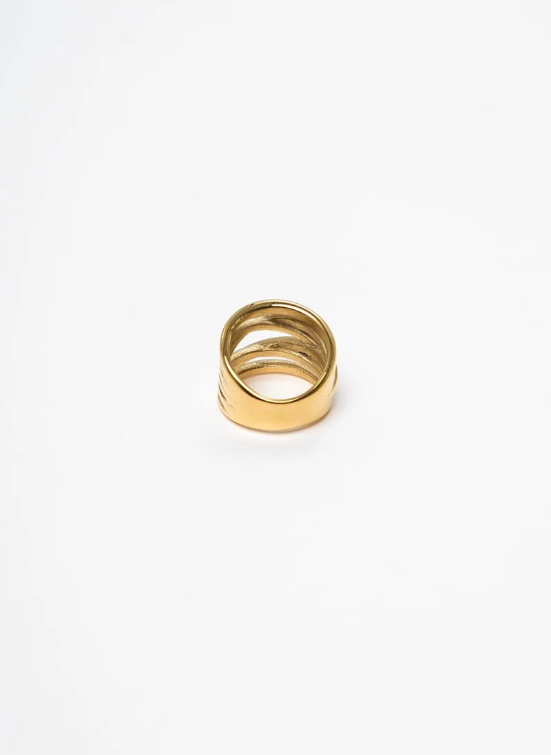 Lichi  Wide complex-shaped ring for Women | Best Price UAE