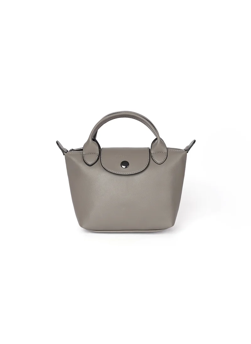 Cuple Smooth faux leather closed-up handbag