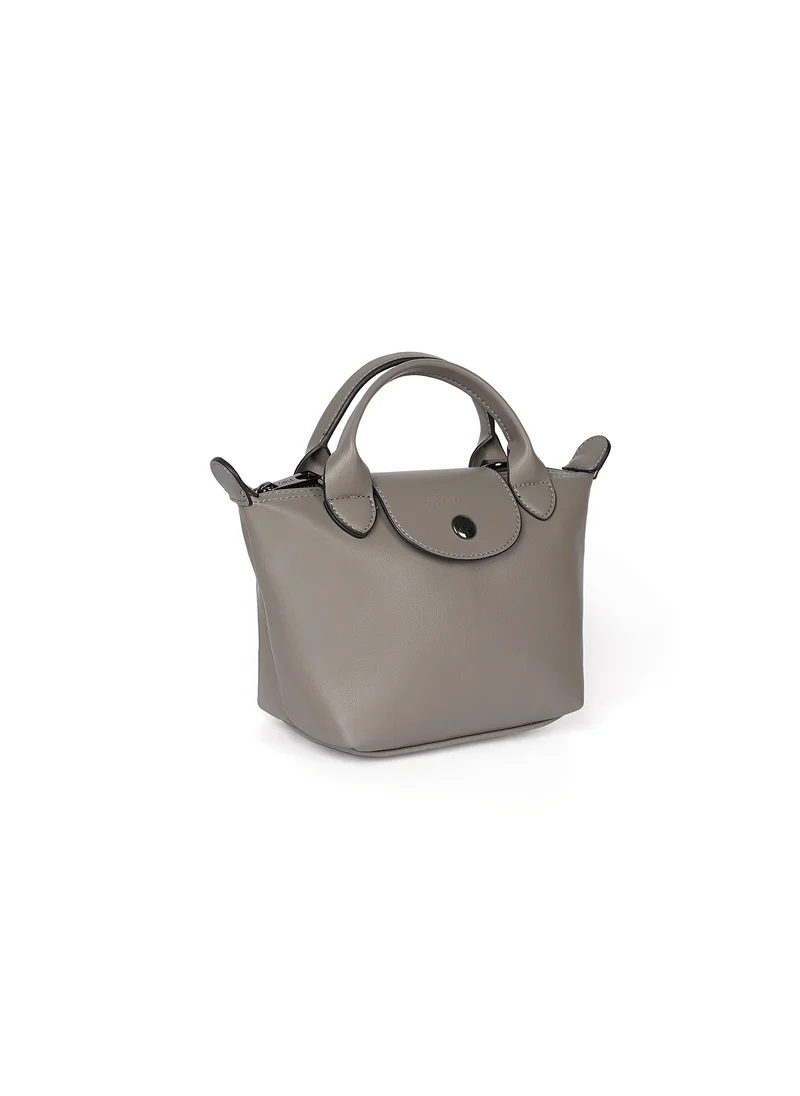 Cuple Smooth faux leather closed-up handbag