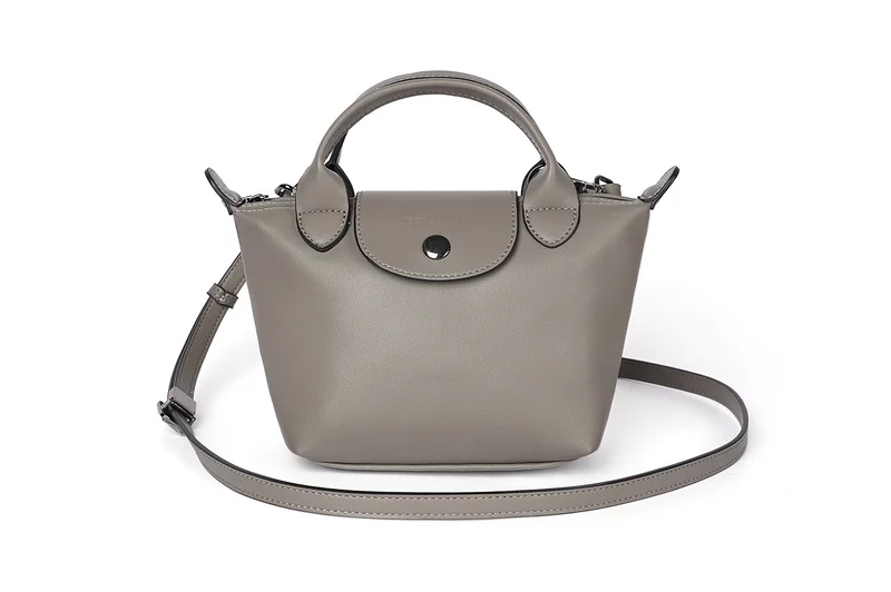 Cuple Smooth faux leather closed-up handbag