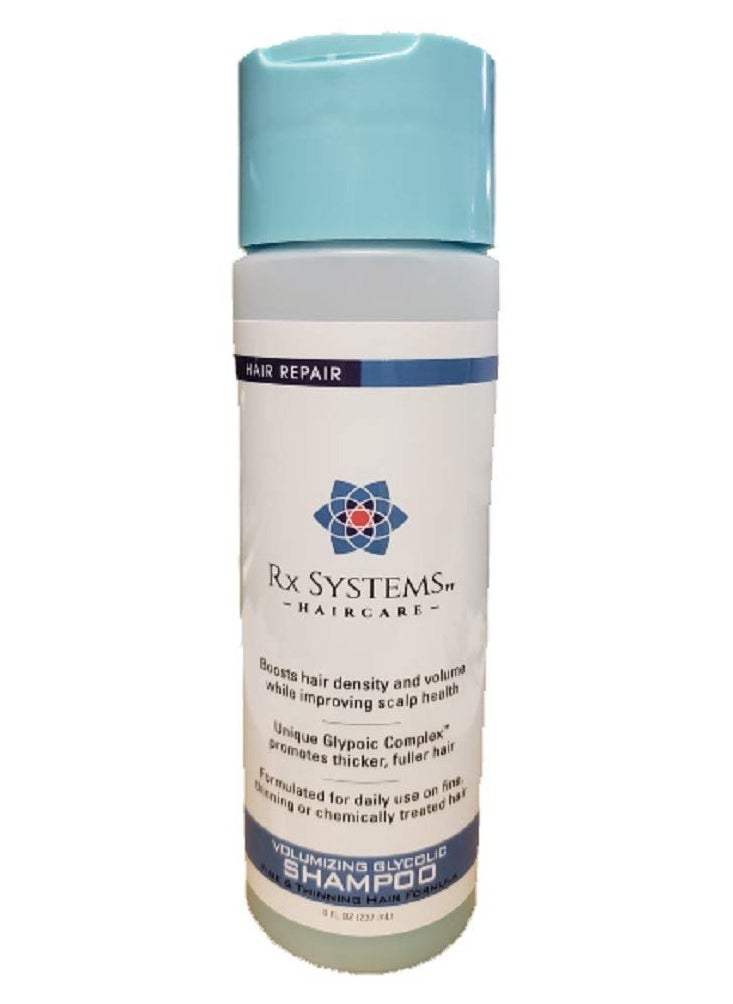 Rx Systems - PF Volumizing Glycolic Shampoo | Hair Growth Treatment For Men And Women, Stops Thinning While Strengthening, Thickening, Volumizing. Shampoo for Hair Growth and Hair Loss - Image 1