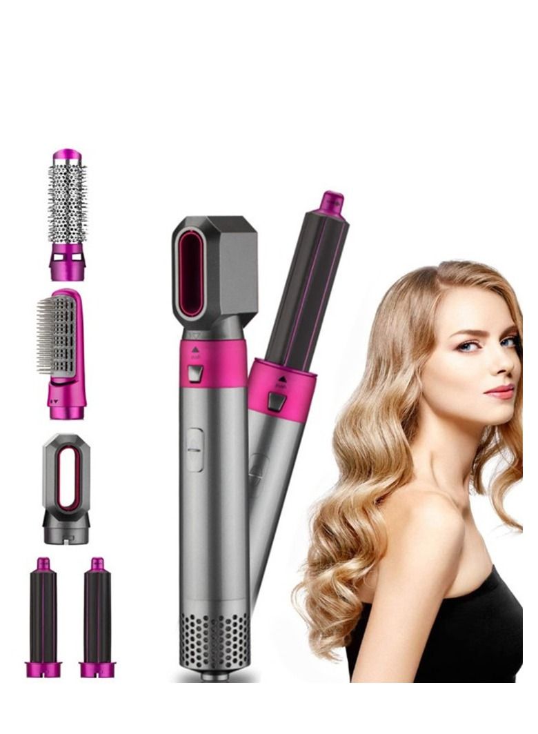 5 in 1 Hair Dryer Brush with Hair Volumizer,Hot Air Brush,Scalp Massager,Curler and Straightener for Women Hair Styling - Image 1