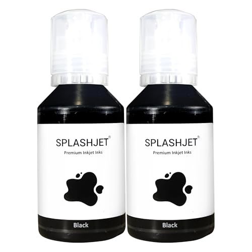 Splashjet 005 Compatible Refill Ink for Epson M1100, M1120, M1140, M1170, M1180, M2140, M2170, M3140, M3170, M3180 Printer - Ink Bottle for Epson 005 Ink Code (120gm x 2 Black Ink) Bottle - 502721 - Image 2