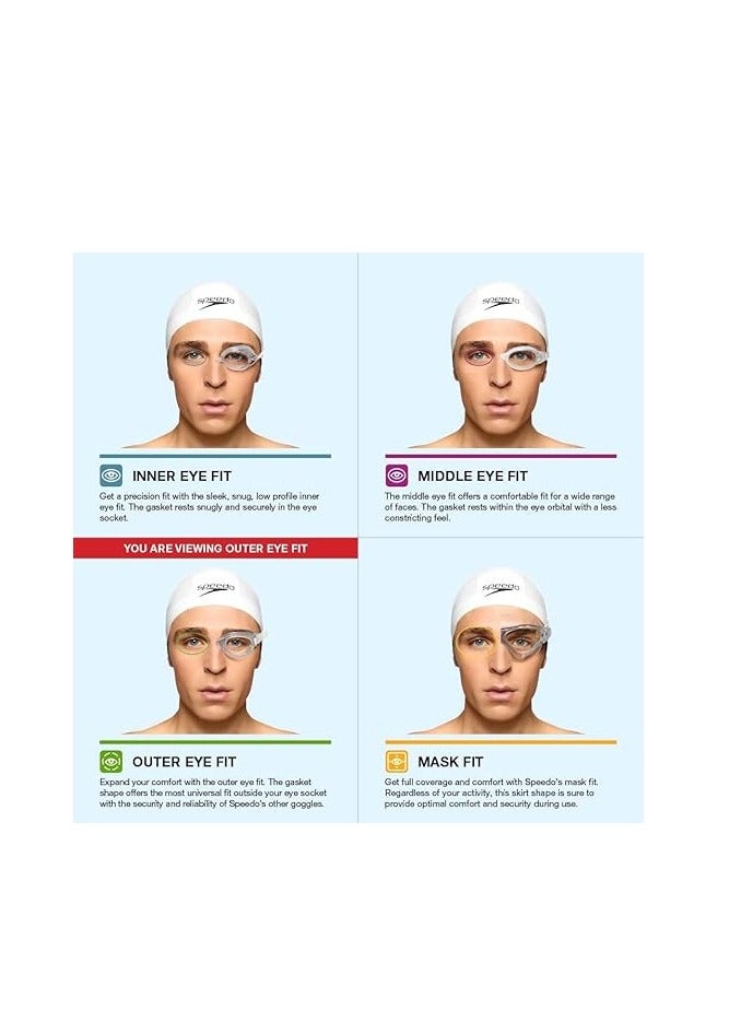 Speedo Unisex-child Swim Goggles Hydrospex Ages 6-14 - Image 3