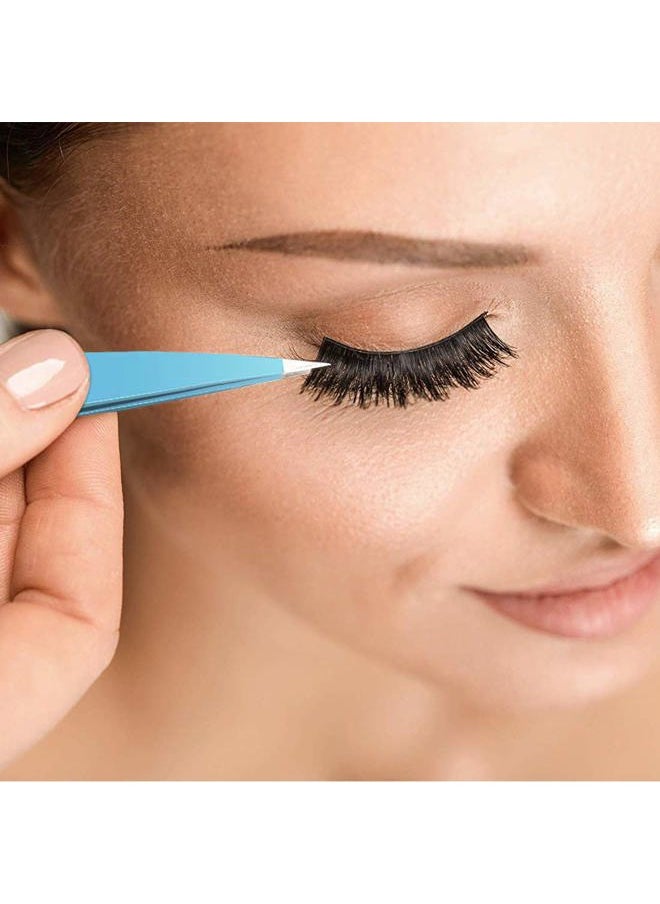 BLINKEEN - Tweezers for Ingrown Hair by Blinkeen - Best Stainless Steel Professional Pointed Blackhead Remover – Precision Eyebrow Hair,Facial Hair, Splinter & Tick Removal Tweezer - Image 1