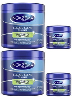 Noxzema Noxzema Classic Clean Original Deep Cleansing Cream, 12 Ounce + 2 Ounce (Pack of 2) 
