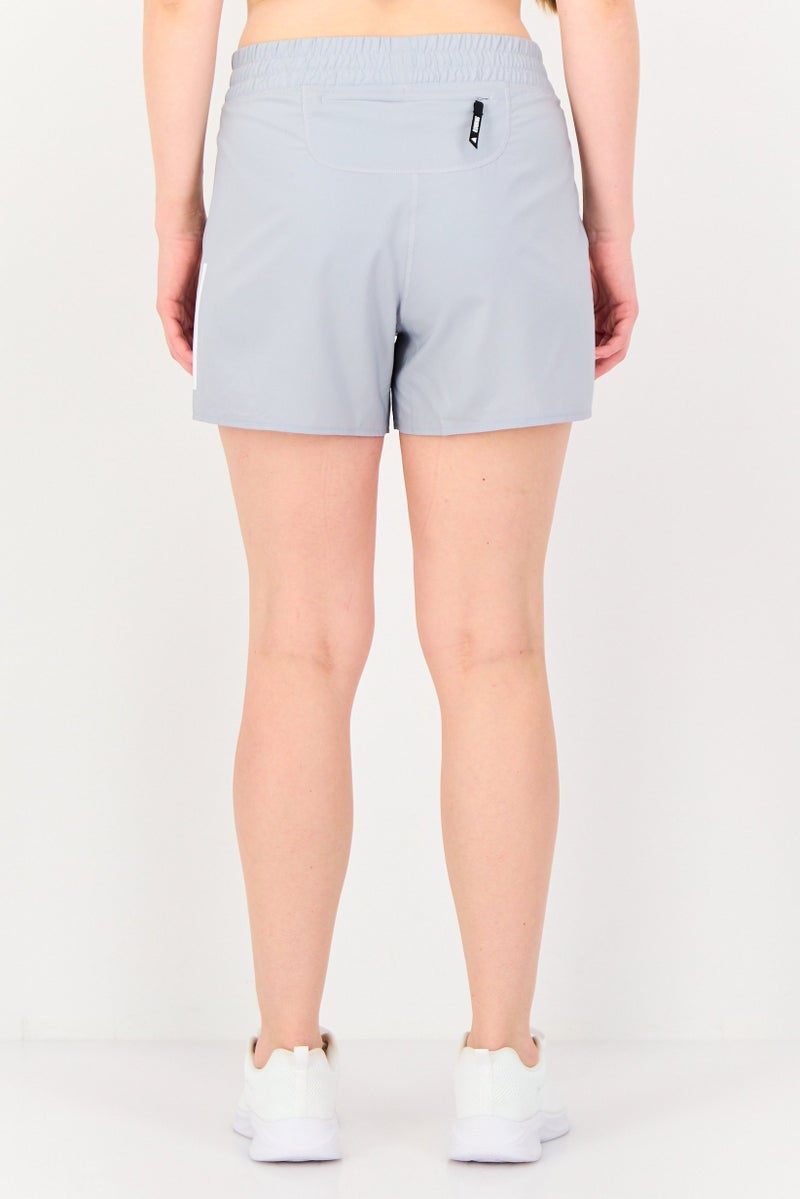 Adidas Women 3 Inseam Regular Fit Running Shorts, Grey - Image 3