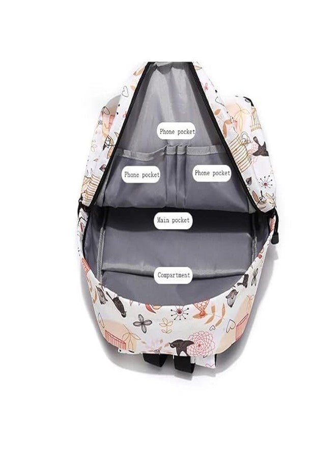 VELWORD Casual Laptop Backpack, College School Tuition Office Travel Bag, Women's Trendy Kids Backpack - Image 3