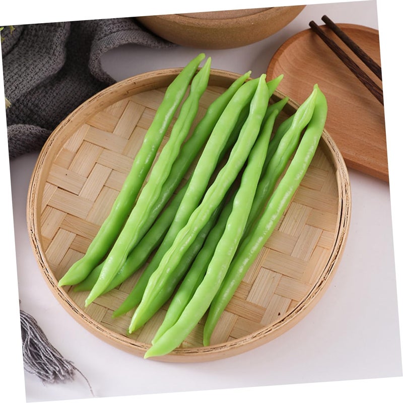 Realistic Fake Bean Models 5PCS Kitchen Display Simulation Vegetable Decor Props - Image 5
