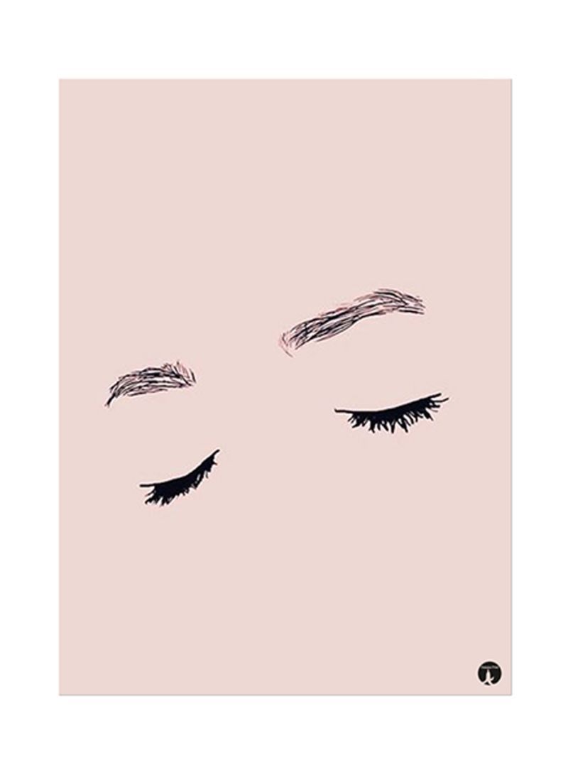 RKN Eyes Metal Plate Poster Multicolour 15x20centimeter