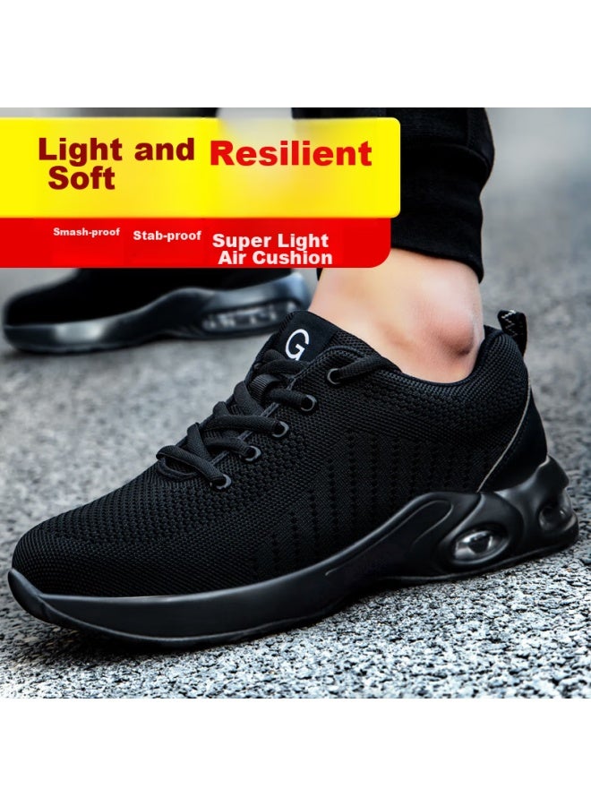 Jingtu Men'S Safety Shoes Wear-Resistant Comfortable Steel Toe Cap Anti-Smashing Anti-Piercing Lightweight Safety Work Shoes 9192 Size 44 - Image 5