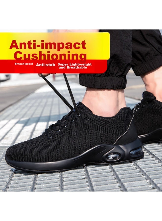 Jingtu Men'S Safety Shoes Wear-Resistant Comfortable Steel Toe Cap Anti-Smashing Anti-Piercing Lightweight Safety Work Shoes 9192 Size 44 - Image 4