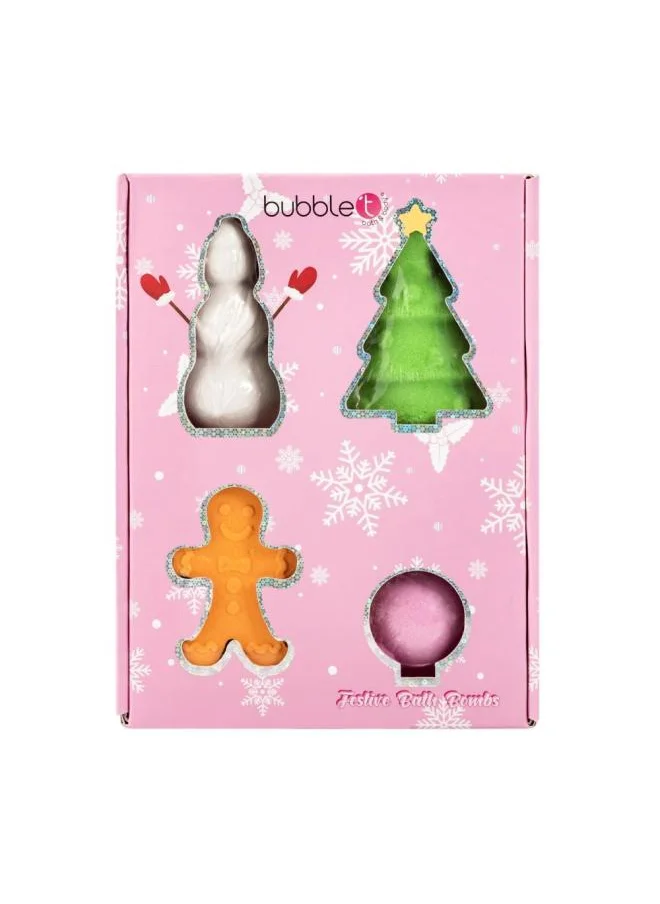 بابل تي كوزميتيكس Noveltea Festive Bath Bomb Gift Set