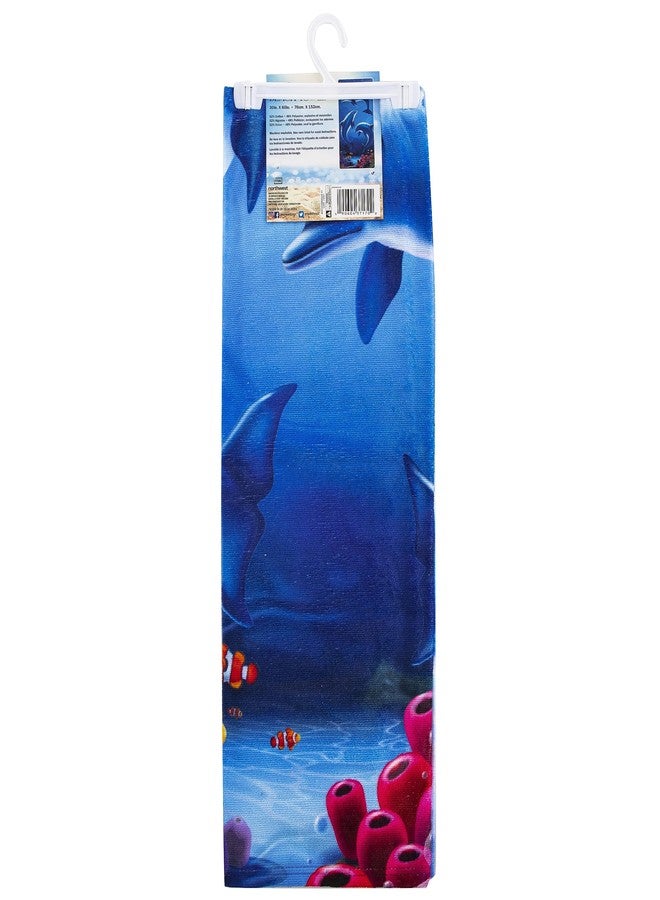 Northwest Classics Beach Towel, 30" x 60", Dolphin Play Design - Image 3