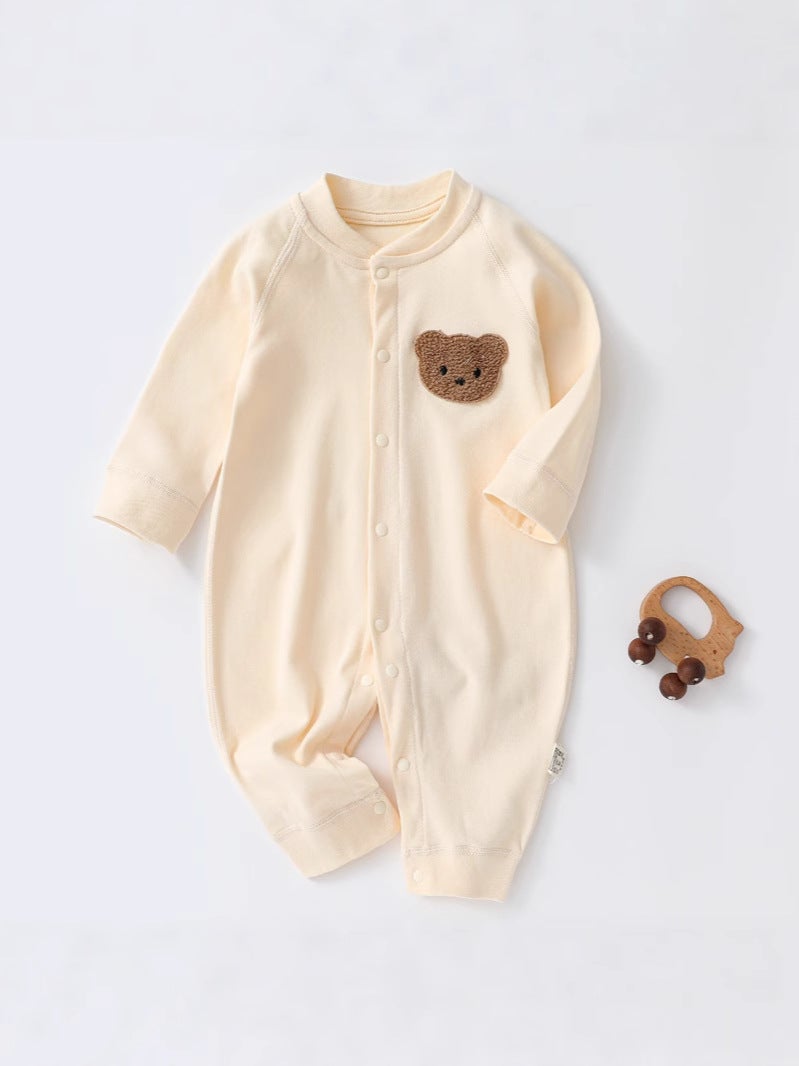 Baby's jumpsuit Class A Summer Pure Cotton Modal Men's and Baby's Women's Thin Princess Style Air-conditioning Clothing Breathable - Image 2