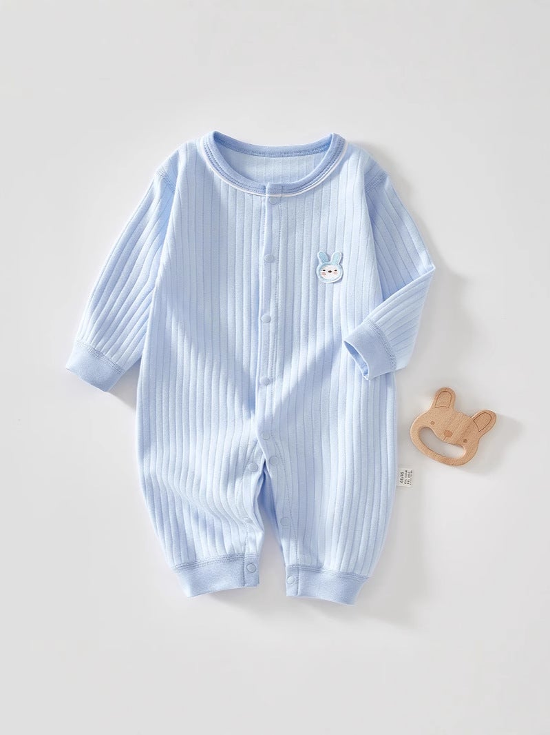 Baby's jumpsuit Class A Summer Pure Cotton Modal Men's and Baby's Women's Thin Princess Style Air-conditioning Clothing Breathable - Image 5