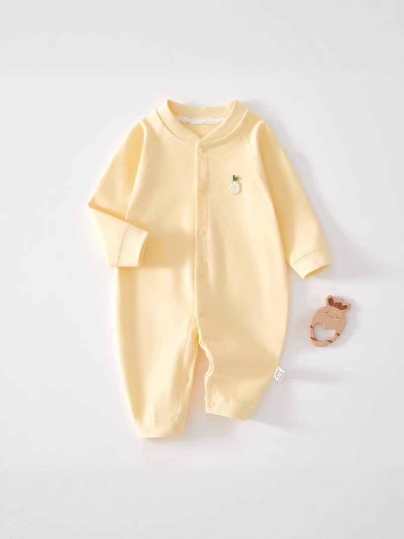 Baby's jumpsuit Class A Summer Pure Cotton Modal Men's and Baby's Women's Thin Princess Style Air-conditioning Clothing Breathable - Image 4