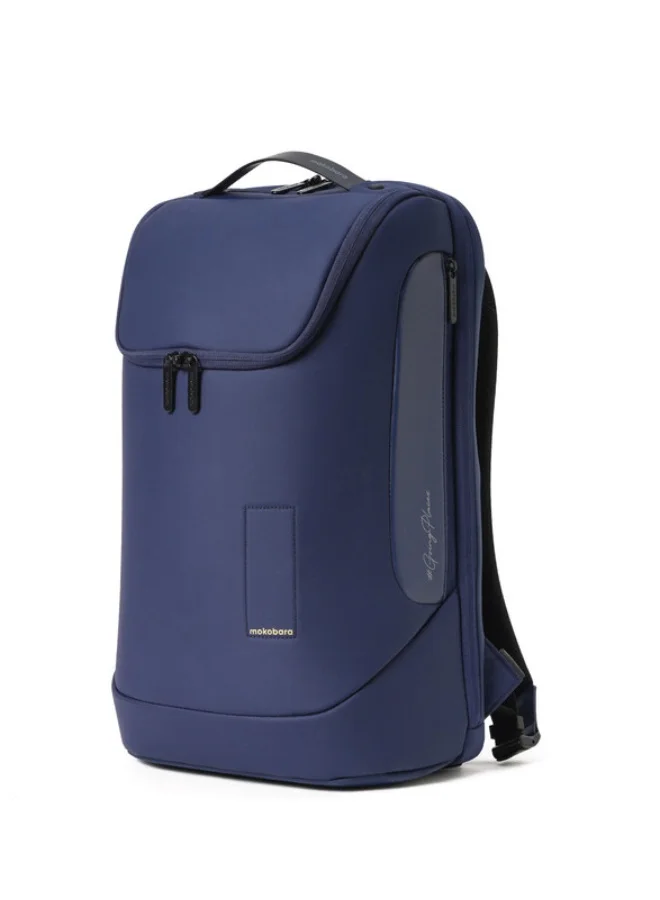Mokobara The Transit Backpack 2.0 Premium Nylon 15.6" 30L Unisex Laptop Bag with Luggage Sleeve (Blue)