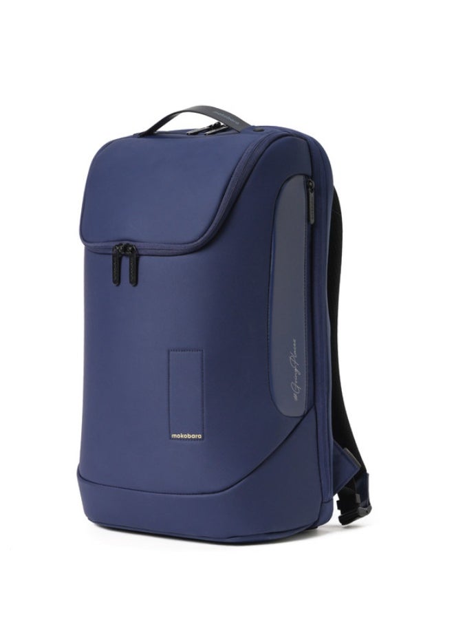 Mokobara MOKOBARA The Transit Backpack 2.0 Premium Nylon 15.6" 30L Unisex Laptop Bag with Luggage Sleeve (Blue)  - Image 1