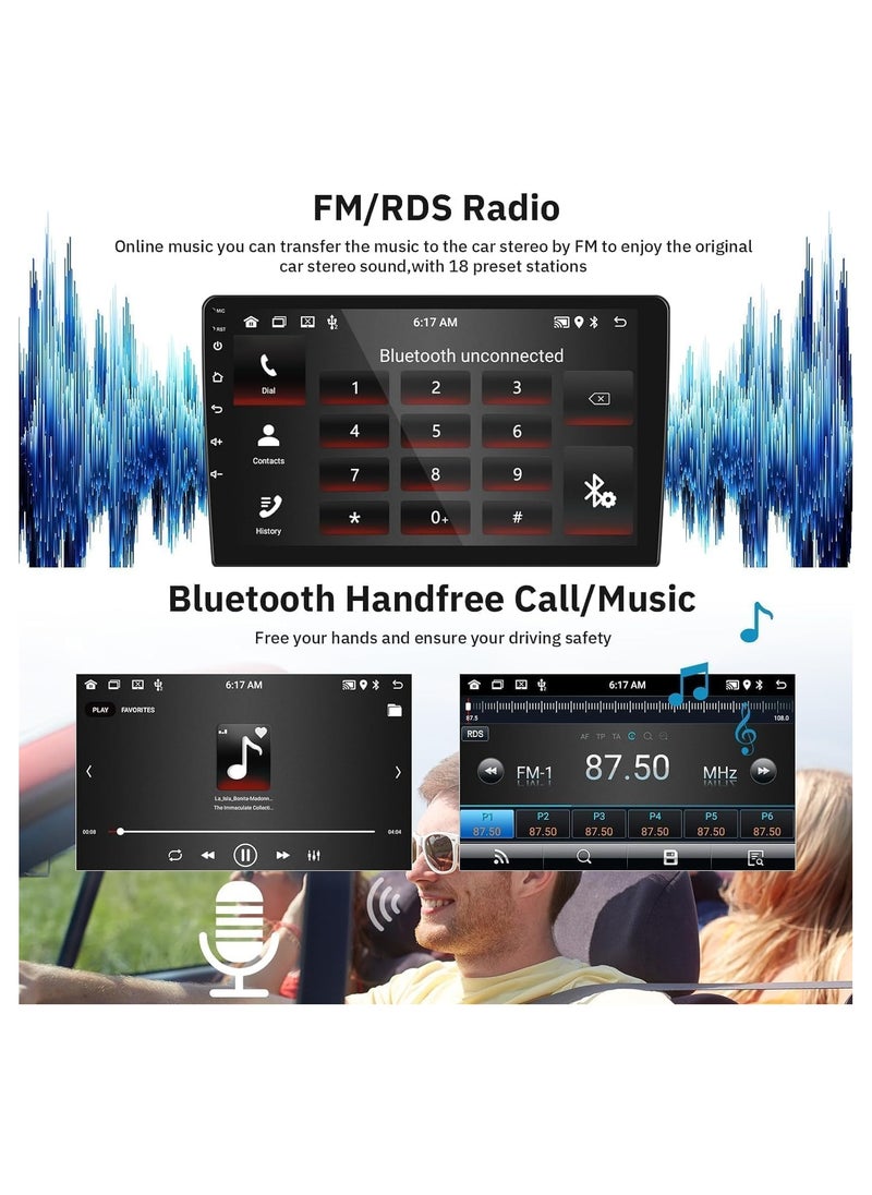 SHEZA STAR - Android Car Stereo for Ford EcoSport Eco Sport 2017 2018 2019 2020 2021 6GB RAM 128GB ROM 10 Inch SIM Card, Apple Carplay, MirrorLink WiFi BT, DSP IPS Touch Screen with AHD Camera Included - Image 1