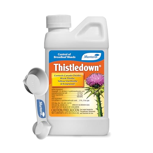 Monterey Thistledown Bundled with Measuring Spoon - Weed Killer Thistle and Clover Control Concentrate - 8 oz - Image 1