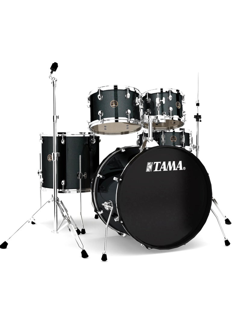 TAMA RM52KH4-CCM | Rhythm Mate Series | Acoustic Drums | 5-Piece Kit | 22" Bass Drum | Poplar Shell | Hardware Included | Charcoal Mist