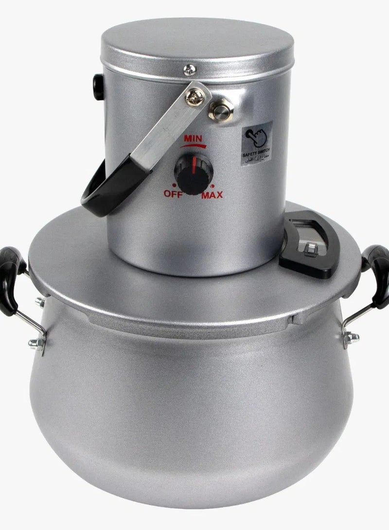 Teflon Edison Cooking Pot, 7 Liter, 250 Watt - Silver