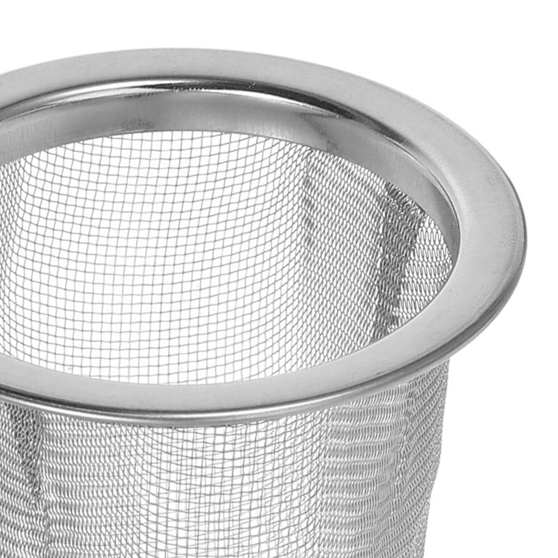 Stainless Steel Fine Mesh Tea Filter Infuser 4.92 Inch Diameter Loose Leaf Strainer - Image 4