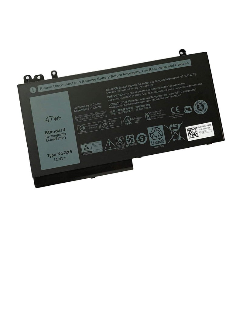Zexen - NGGX5 Laptop Battery Compatible for Dell Latitude E5270 E5470 E5570 (P48F001) Precision M3510 Series Notebook JY8D6 954DF 0JY8D6 451-BBUM 451-BBUJ RDRH9 11.4V 47Wh 3-Cell - Image 1