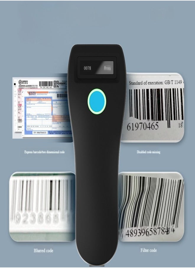 Generic - Barcode Scanner, C70 Wireless 1D 2D CMOS Scanner, USB Bluetooth Mini Pocket QR Reader iOS Android Windows for Mobile Payment - Image 1