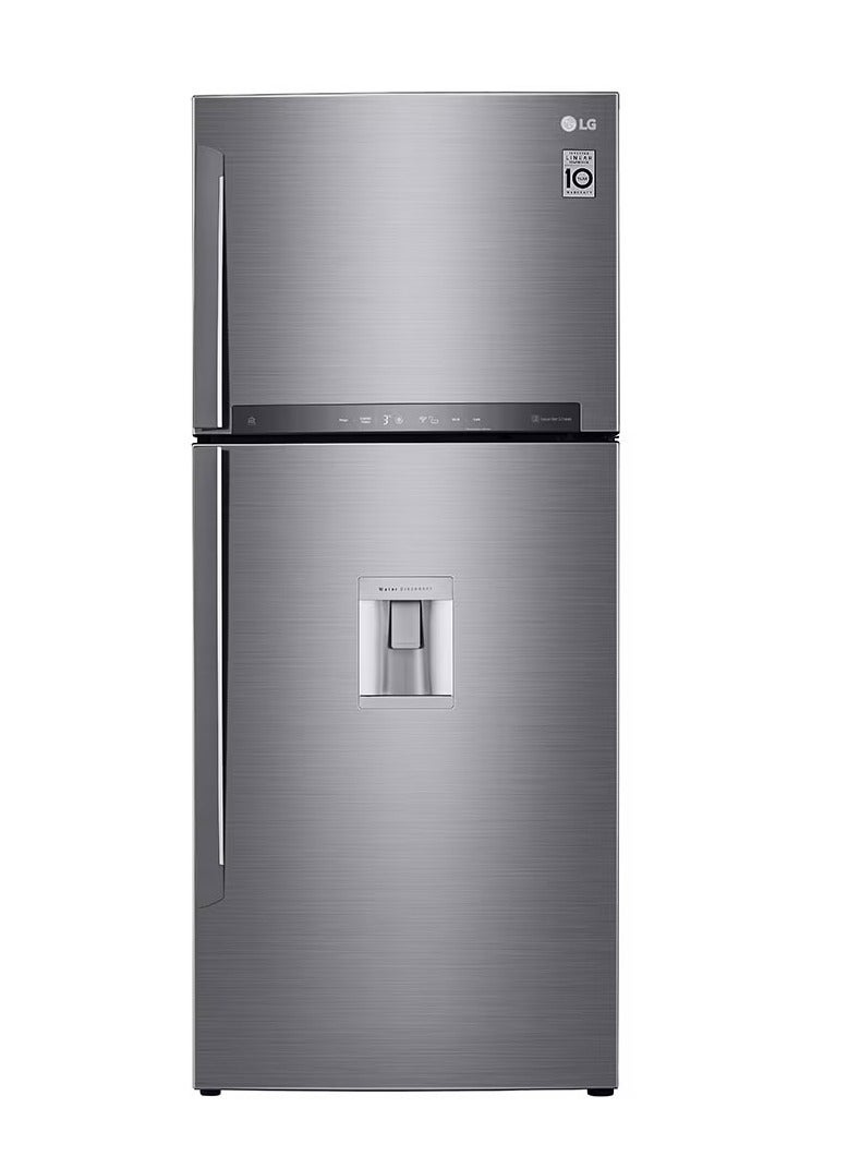 LG No-Frost Refrigerator, 592 Liters, 21 Cubic Feet, Inverter Linear Compressor, Hygiene Fresh Filter, Silver ( GR-F822HLHM  ) GR-F822HLHM Silver - Image 2