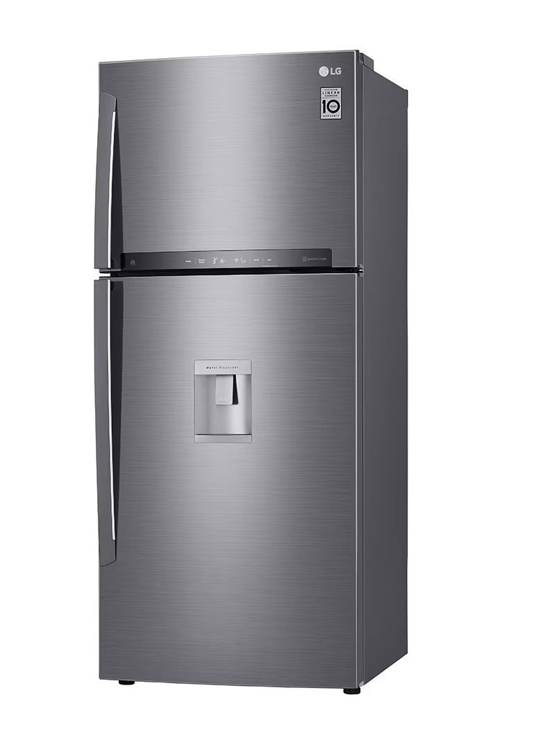 LG No-Frost Refrigerator, 592 Liters, 21 Cubic Feet, Inverter Linear Compressor, Hygiene Fresh Filter, Silver ( GR-F822HLHM  ) GR-F822HLHM Silver - Image 1