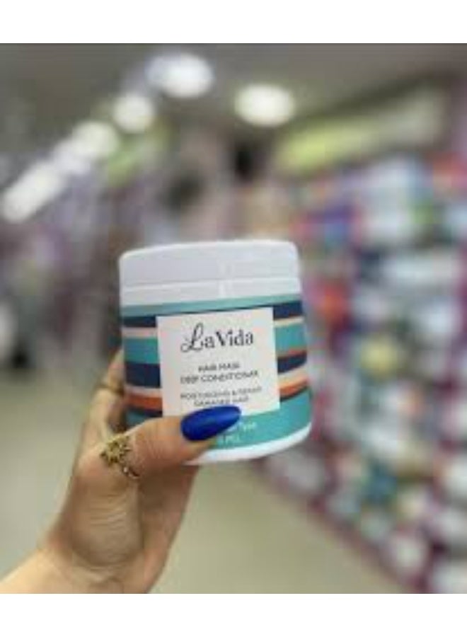 لافيدا Lavida La Vida ماسك شعر وبلسم عميق 500ML - Image 1