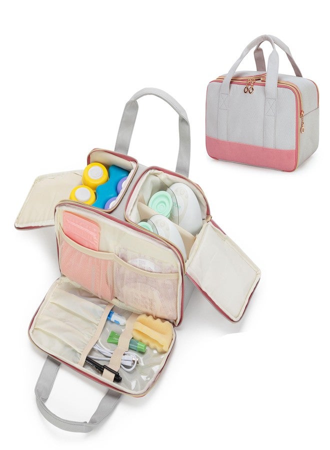 Damero حقيبة مضخة الثدي القابلة للارتداء داميرو متوافقة مع إلفي، ويللو، ومومكوزي، حقيبة للتنقل لمعظم مضخات ميدلا الإلكترونية، قطع المضخة وعبوة الثلج، تصميم براءة اختراع - Image 1