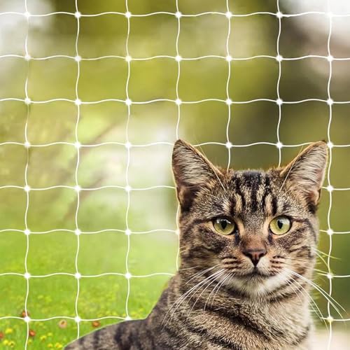 Azure Cantara Cat Balcony Net 10x26ft AntiFall Fence Net Dog Fence NetsSmall Patio for Apartment Balcony Protection for Balcony Window Stairs Netting - Image 1