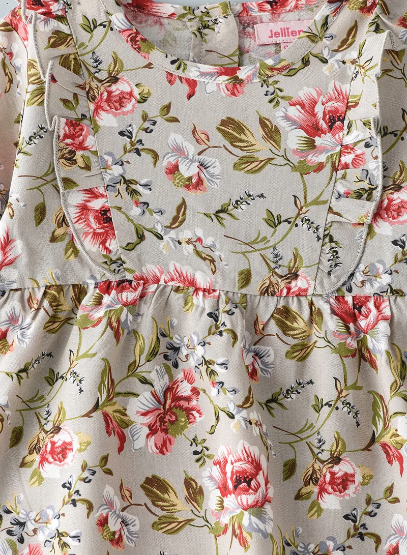 Jelliene Aop woven dress