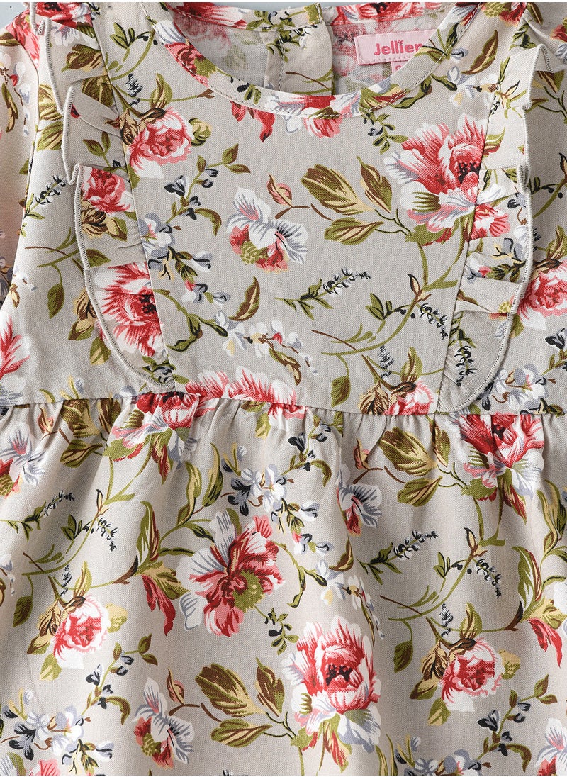 Jelliene Aop woven dress  - Image 3