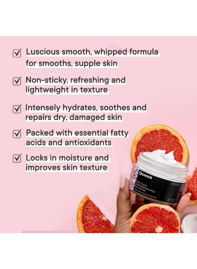 كوينش زبدة الجسم المرطبة المكثفة من كوينش بوتانيكس مع السكوالان وزبدة الشيا (رائحة الأزهار) | كريم الجسم الكوري للبشرة الناعمة النطاطة | تركيبة زبدة الشيا الغنية | قوام مخفوق | صنع في كوريا (100 مل) - Image 2