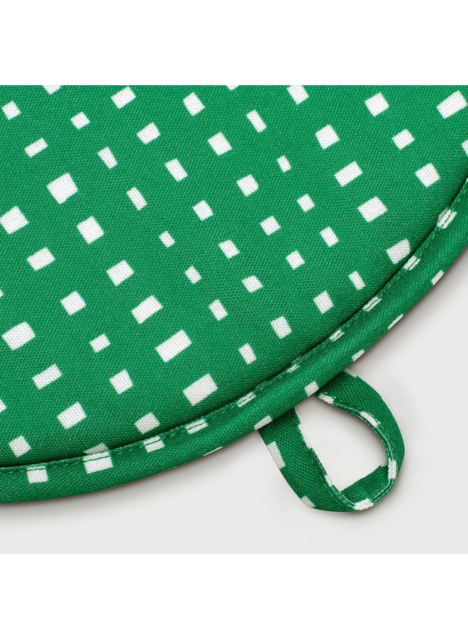 erorex Chair pad, green/white, 36 cm - Image 4