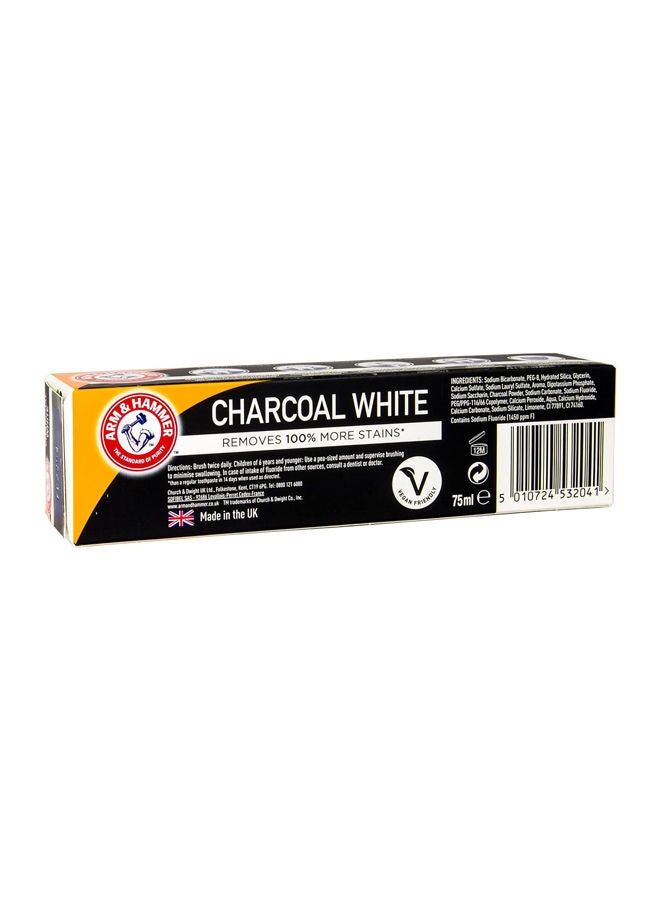 Arm & Hammer Charcaol White Toothpaste 75ml - Image 3