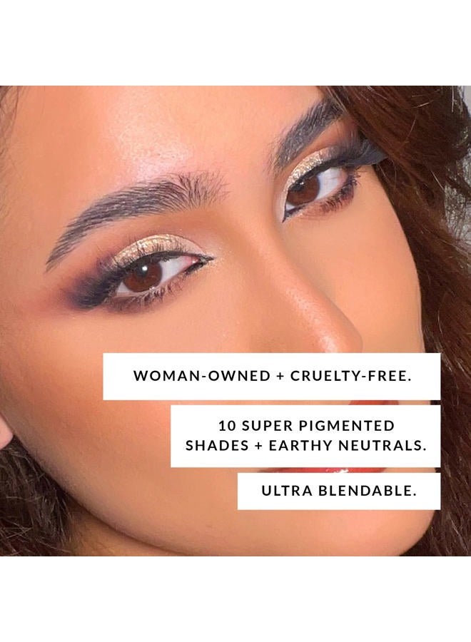 K7L Airbrushed Neutral Glitter Eyeshadow Palette - Image 3