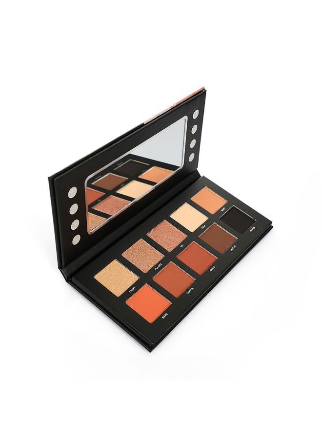 K7L Airbrushed Neutral Glitter Eyeshadow Palette - Image 1