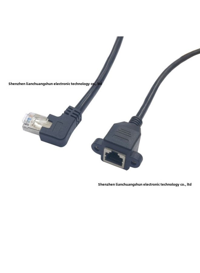 Super 5 Category 6 RJ45 Network Cable Male To Female With Ear Extension Line 0.3 Meters-Color:Category Cat5-Length:Network Cable Male To Female 1.5 M - Image 4