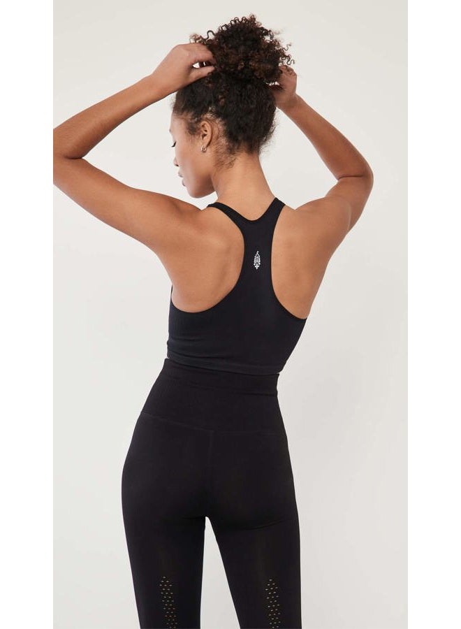 Fp Movement by Free People Women's Free Throw Crop Top, Black, Small - Image 3