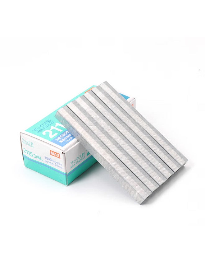 ماكس Max Arched Staples, دبابيس ممتدة 5000 قطعة، ارتفاع 9.5 مم، مناسبة لـ Hp-88 دباسة 2115 3/8l Staple - Image 3