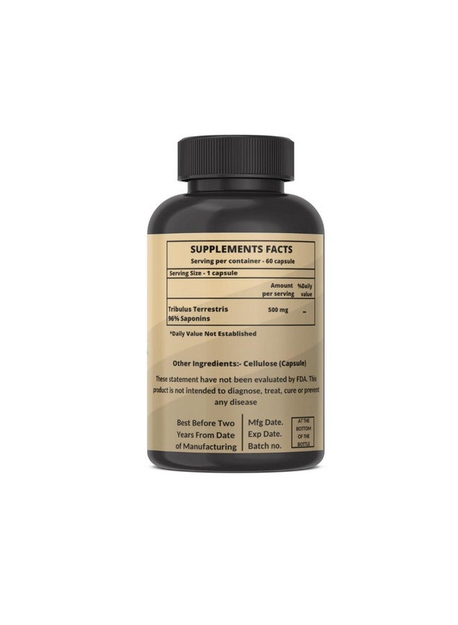 Heroot Tribulus Terrestris Supplement for Men & Women Supplement Booster for Energy, Vitality, Stamina & Performance (Pack of 60 Capsule) - Image 1