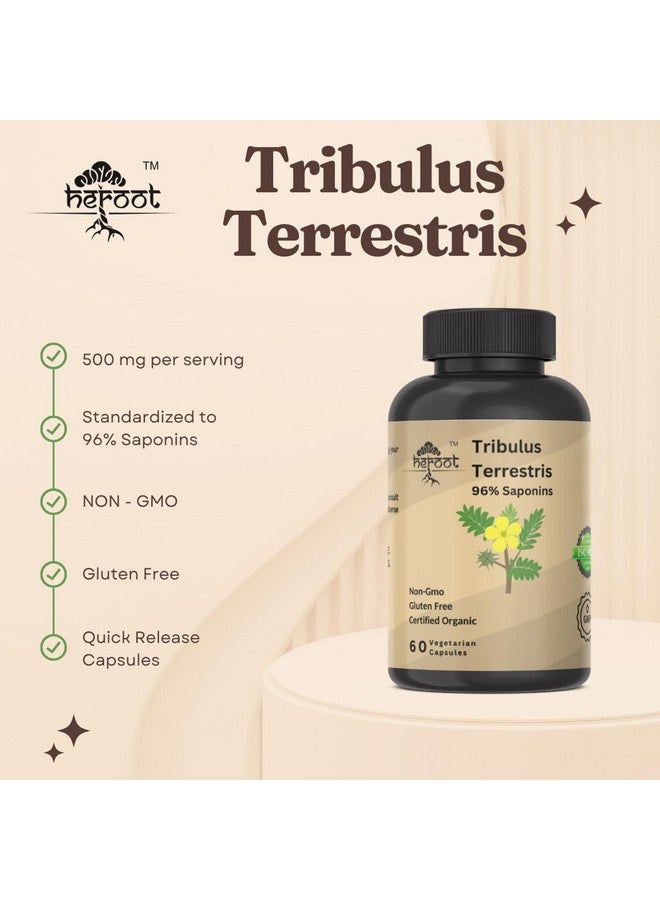 Heroot Tribulus Terrestris Supplement for Men & Women Supplement Booster for Energy, Vitality, Stamina & Performance (Pack of 60 Capsule) - Image 4
