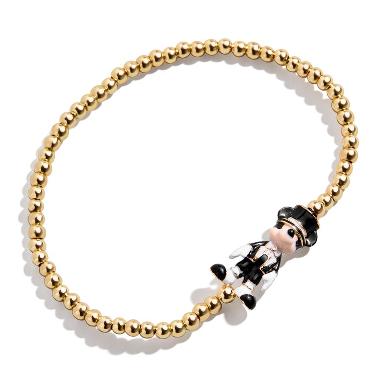 BaubleBar Disney Mickey Mouse Groom Pisa Stretch Bracelet - Beaded Bracelet, Stacking Bracelets, Bachelorette & Wedding Jewelry, Licensed Jewelry for Women - Image 1