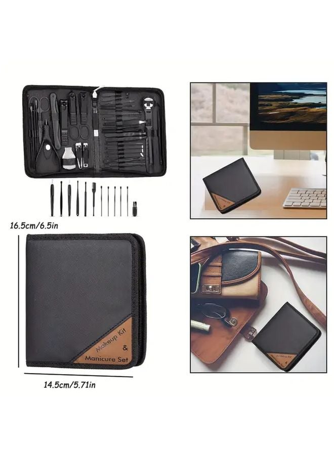 50 Pcs Professional Manicure Pedicure Set With Travel Case Complete Nail Care Kit For Men Women - Image 4